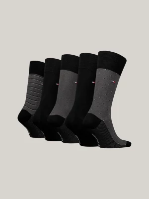 Caixa de presente com 5 pares de meias clássicas