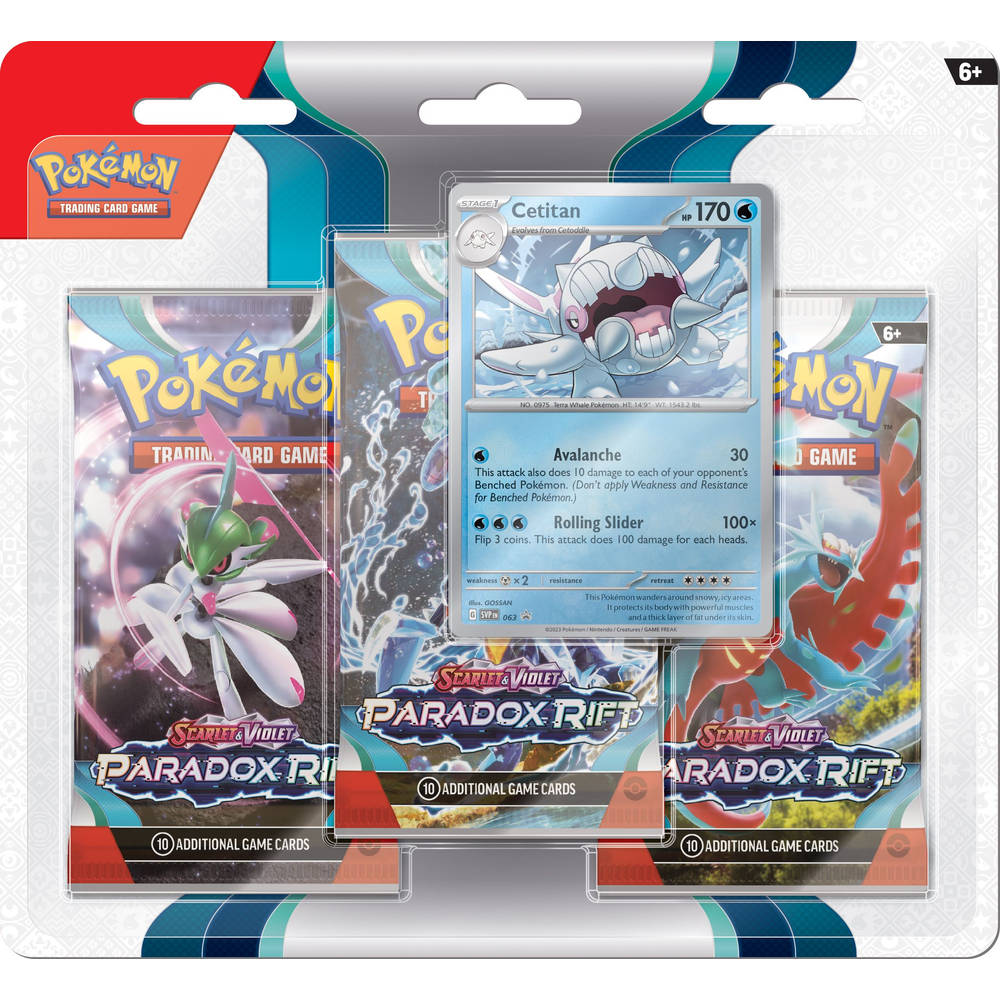 Pokémon TCG Scarlet & Violet Paradox Rift booster blister Cetitan