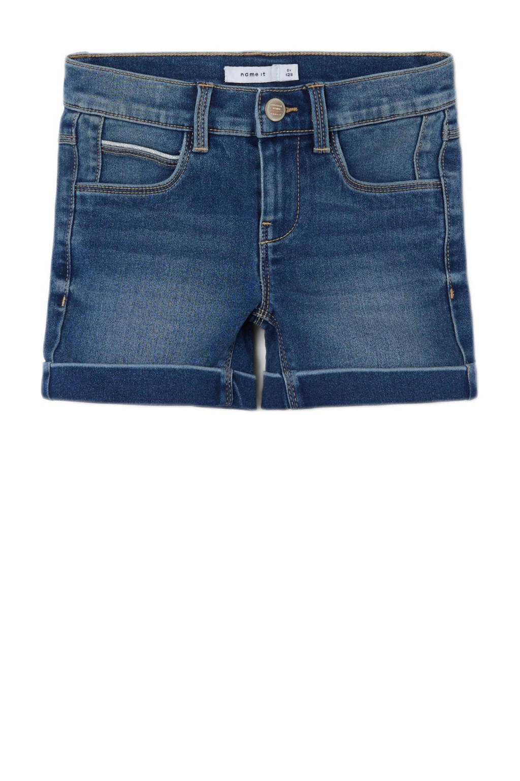 NAME IT slim fit denim short NKFSALLI medium blue denim