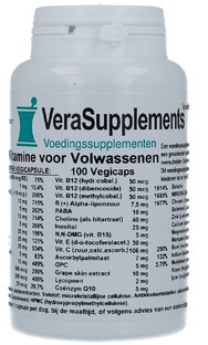 VeraSupplements Super Multi Volwassenen Capsules 100VCP