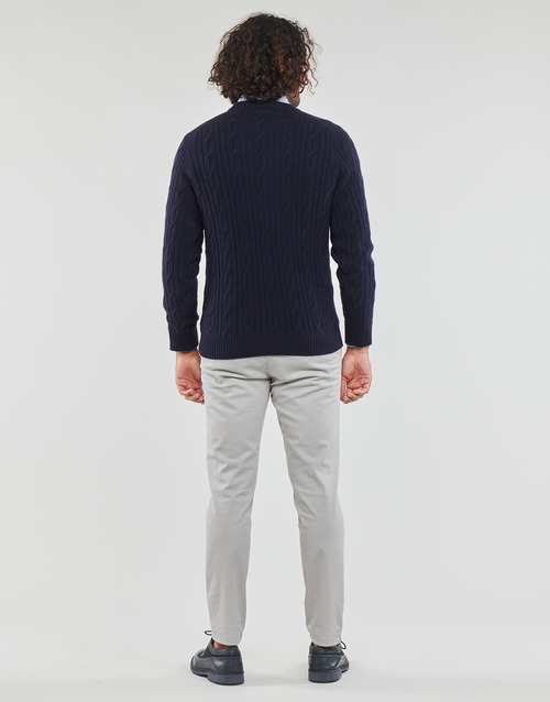 Gant - LAMBSWOOL CABLE C-NECK - Marine