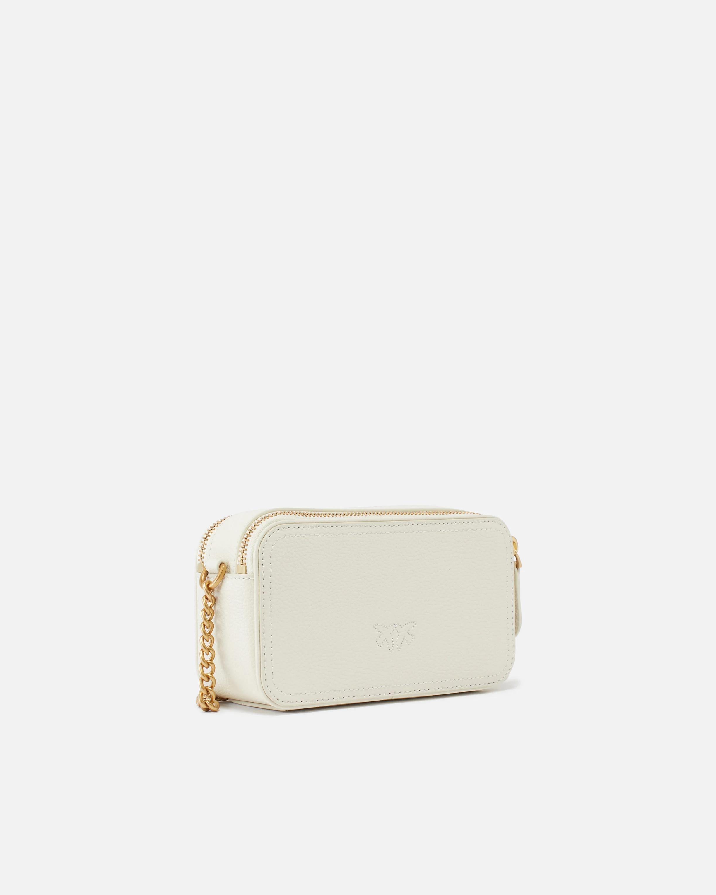 Petit sac à bandoulière avec logo love birds en relief | Blanc