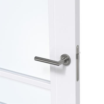 Arne & Bodil binnendeur ABD518 blank glas - extra wit afgelakt - glaslat extra wit