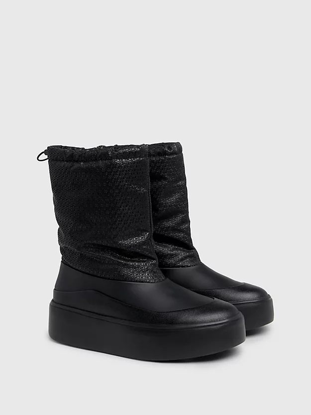 botas de neve de plataforma