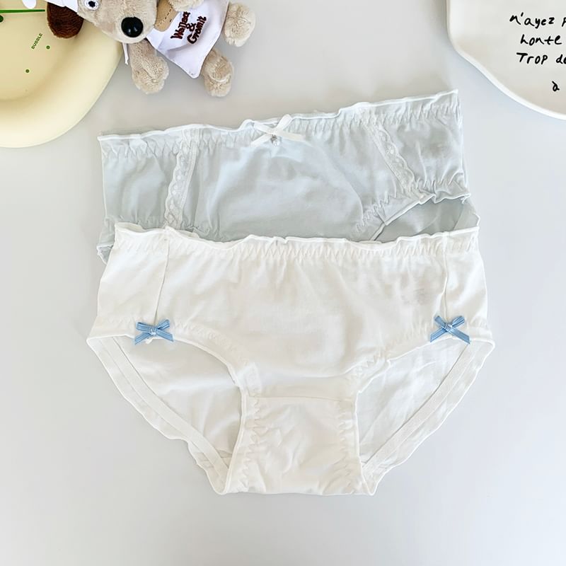 Nikiki - Lint Accent Panty / Set