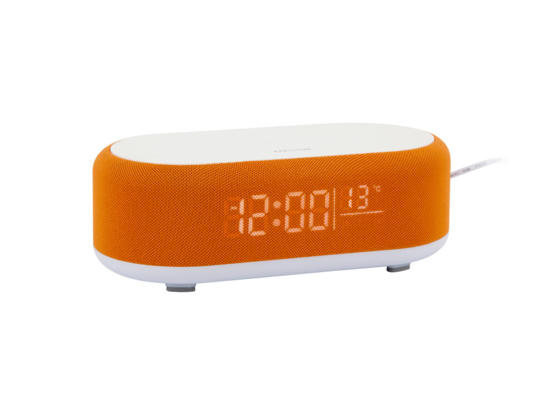 Alarm Clock Vogue w. Phone Charger And Blue Tooth KA6033BK Black