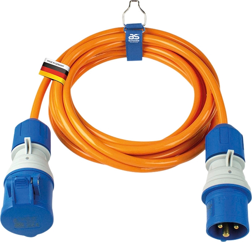 AS-Schwabe 10m PUR-Leitung H07BQ-F 3G2,5 mit CEE-Stecker