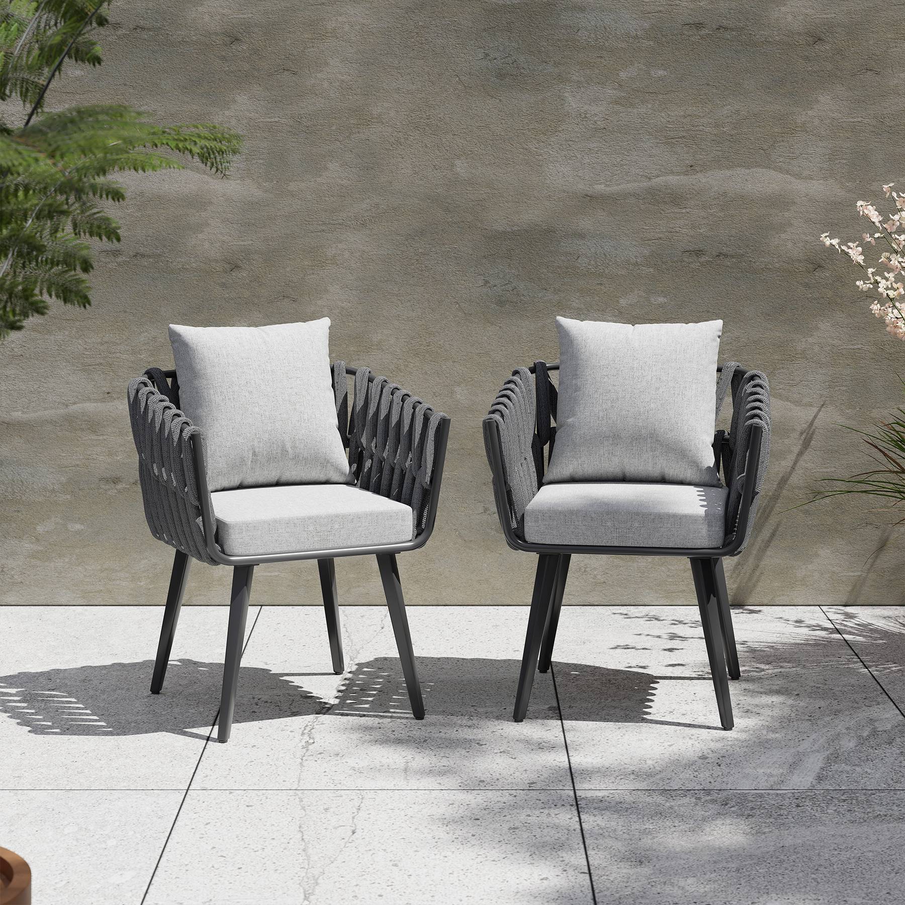 2er Set Stuhl Lugano