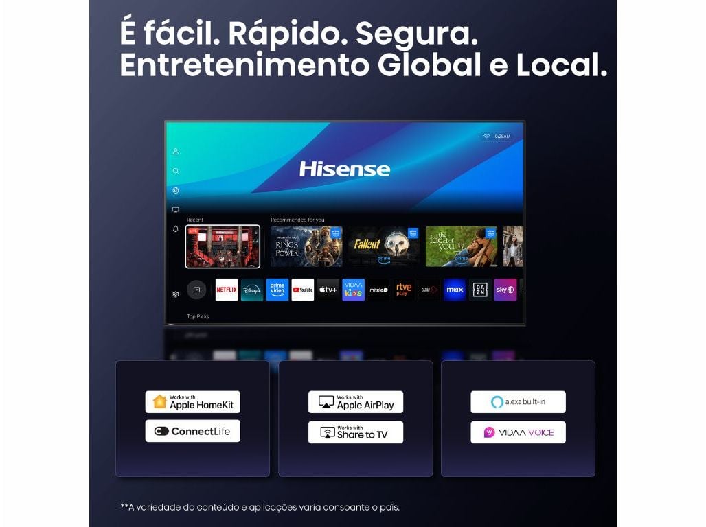 TV ULED MINI LED HISENSE 55U7Q PRO (55\