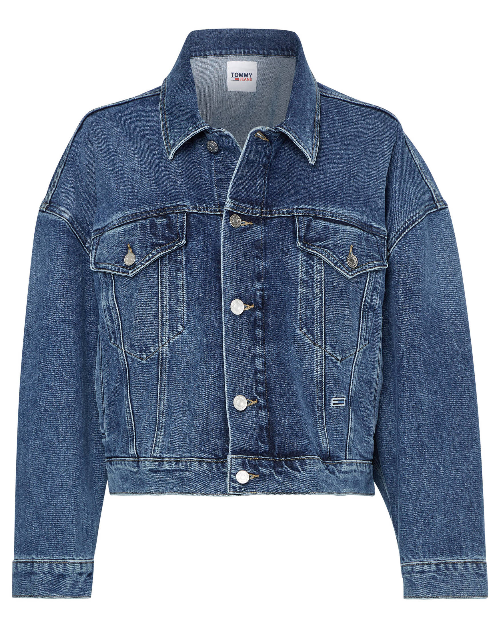 Tommy Jeans| Damen Jeansjacke OVER WIDE SLEEVE TRUCKER JACKET