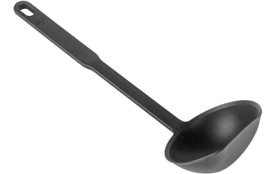 Schöpflöffel Swiss SchwarzSchöpfkelle aus Kunststoff zum Servieren von Suppen und Cremes