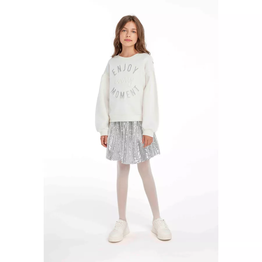 MINOTI Sweatshirt Cremeweiß