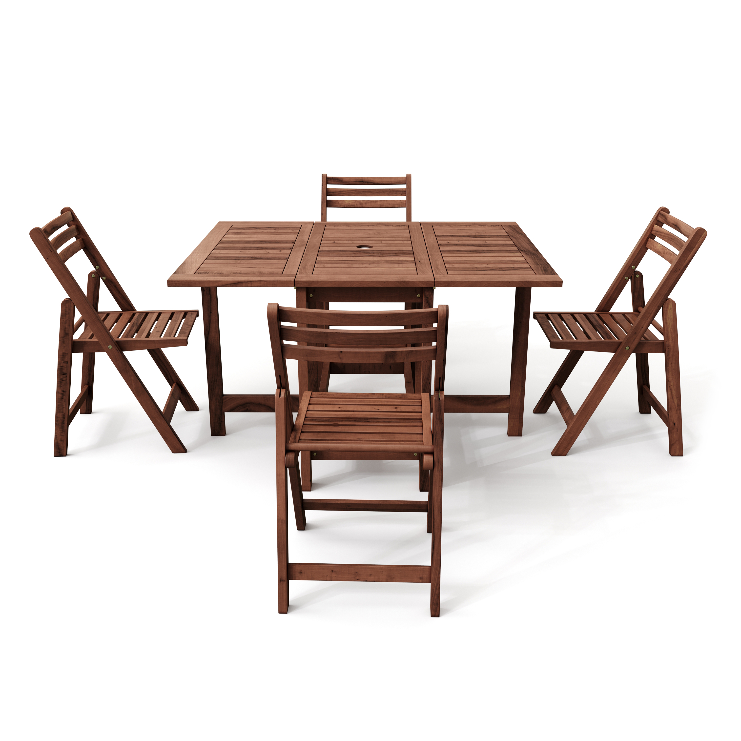 Gartenmöbel Set Holz MALAGA 5-teilig