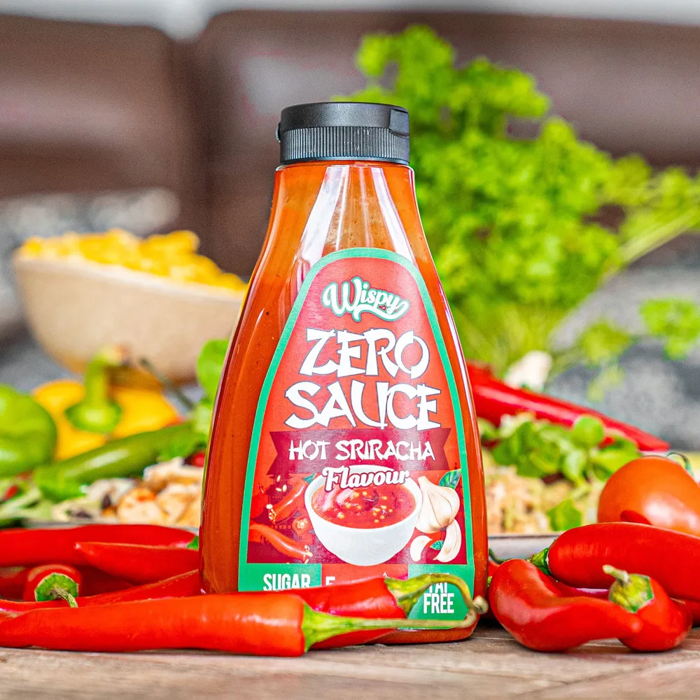 Wispy Zero Sauce Hot Sriracha - 430 g.