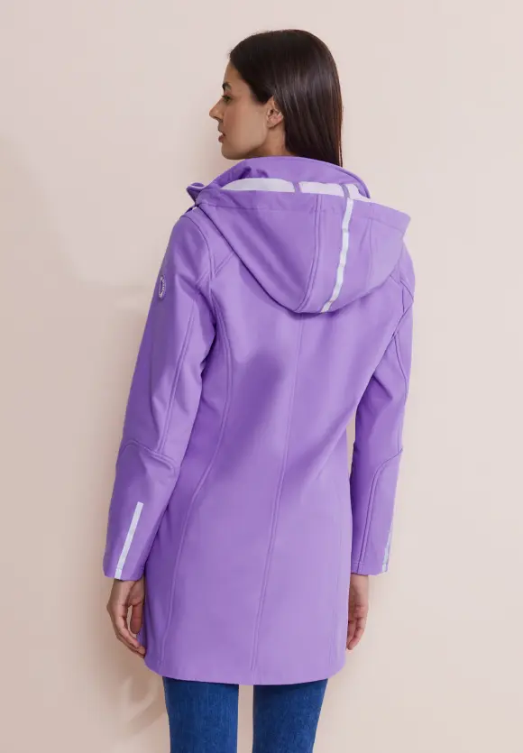 Hoodie Softshelljacke - shiny lilac