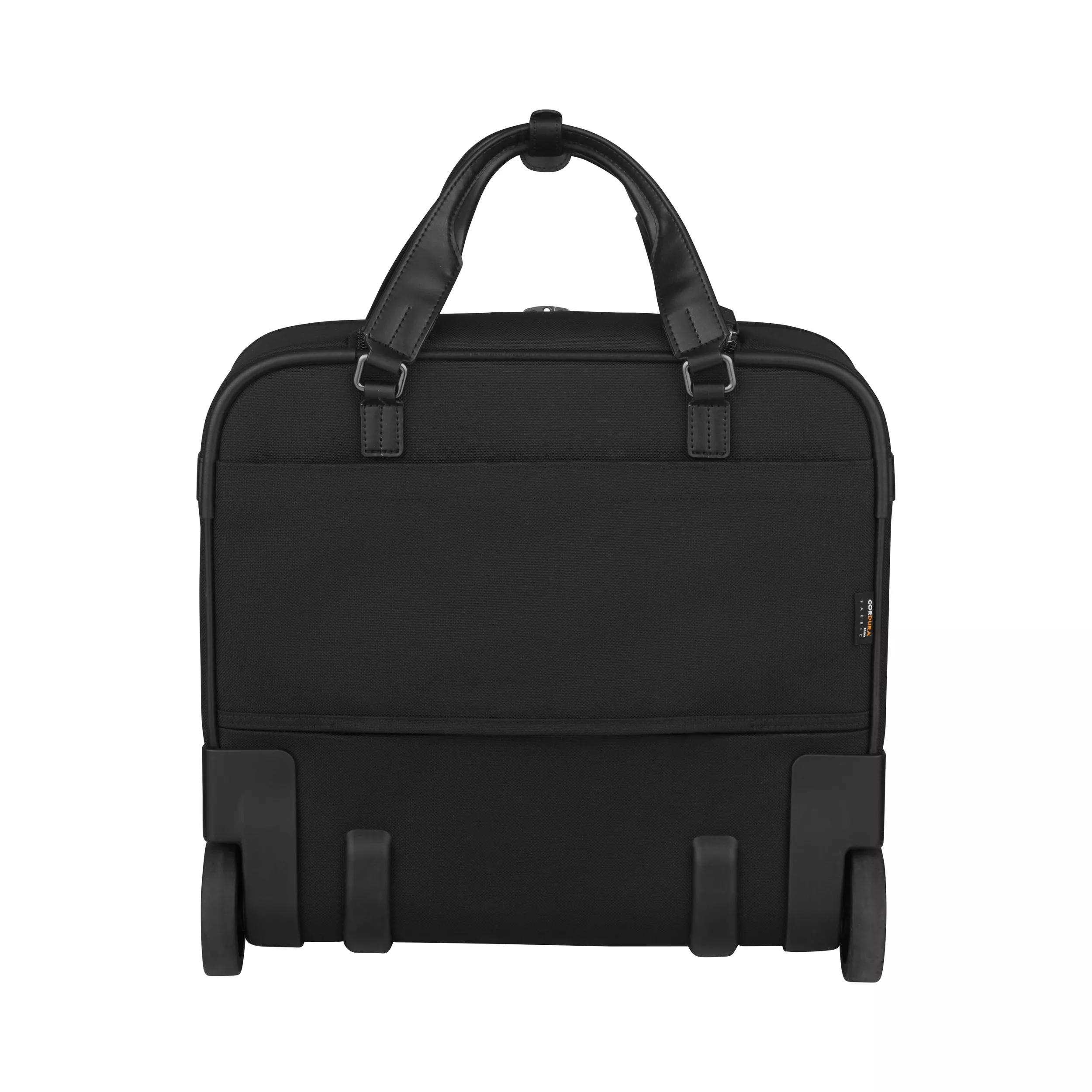 Werks Professional CORDURA® Wheeled Business Brief Compact-schwarz