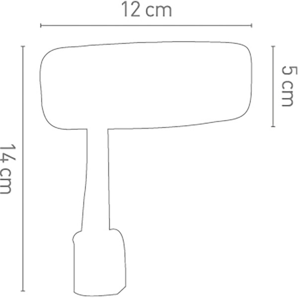Chaft - Rétroviseur embout guidon Softy Handle Noir