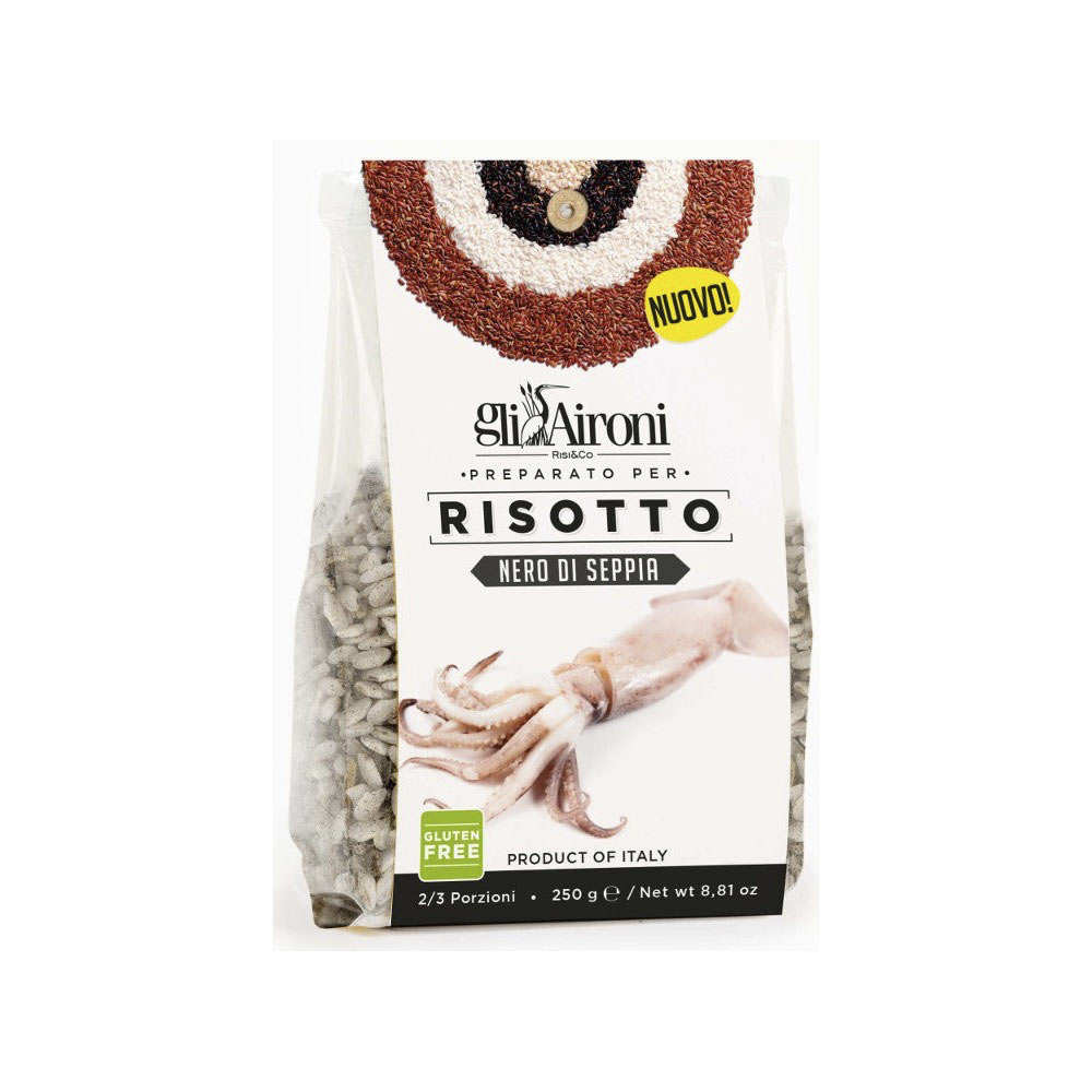 Risotto à l'encre de seiche