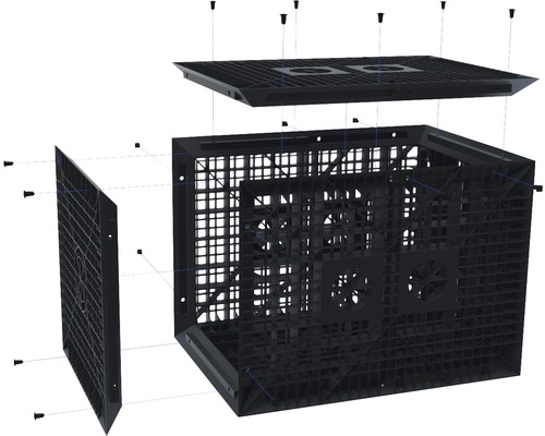 Startset voor infiltratie inclusief ontluchter en beluchter DN 100 560 l