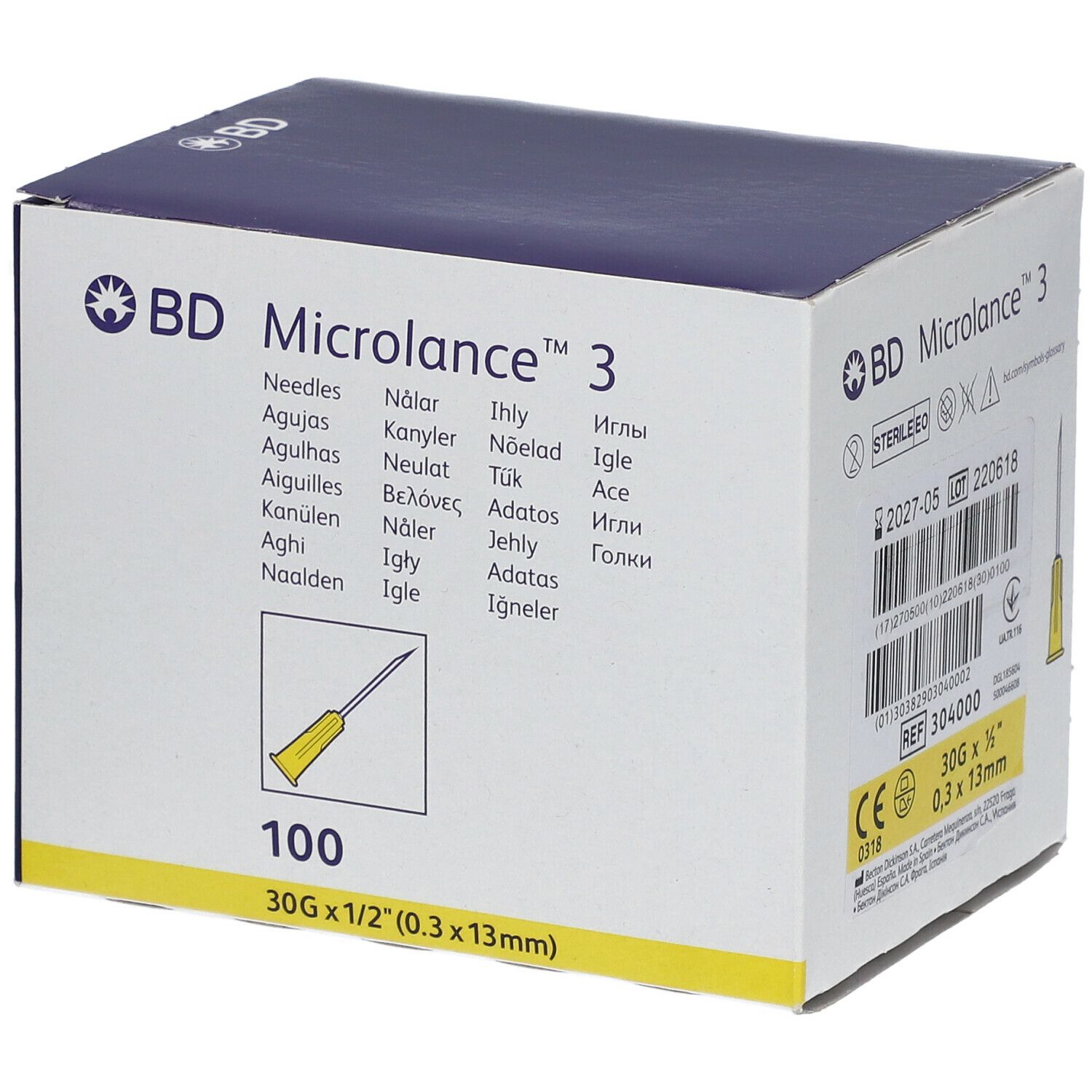 BD Microlance 3 Sonderkanülen 30 G 1/2 0,3 x 13 mm