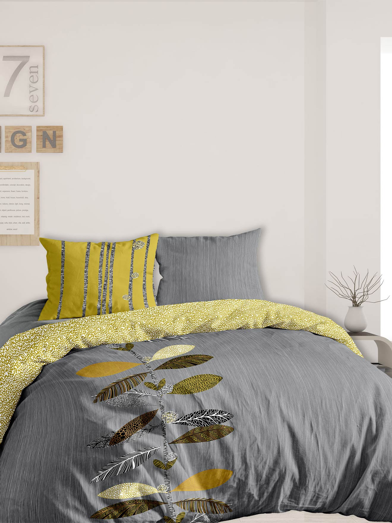 Parure housse de couette Gabela