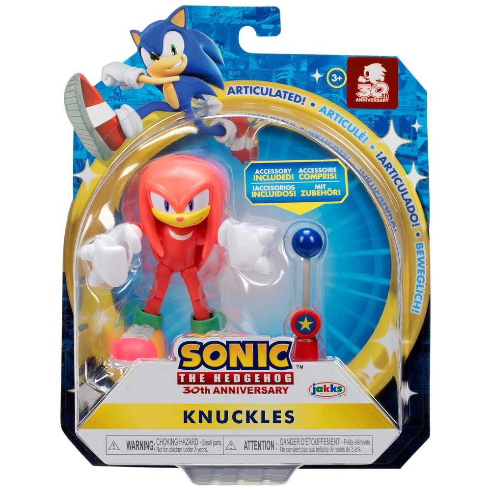 Sonic the Hedgehog 10cm Modern Knuckles mit blauem Checkpoint