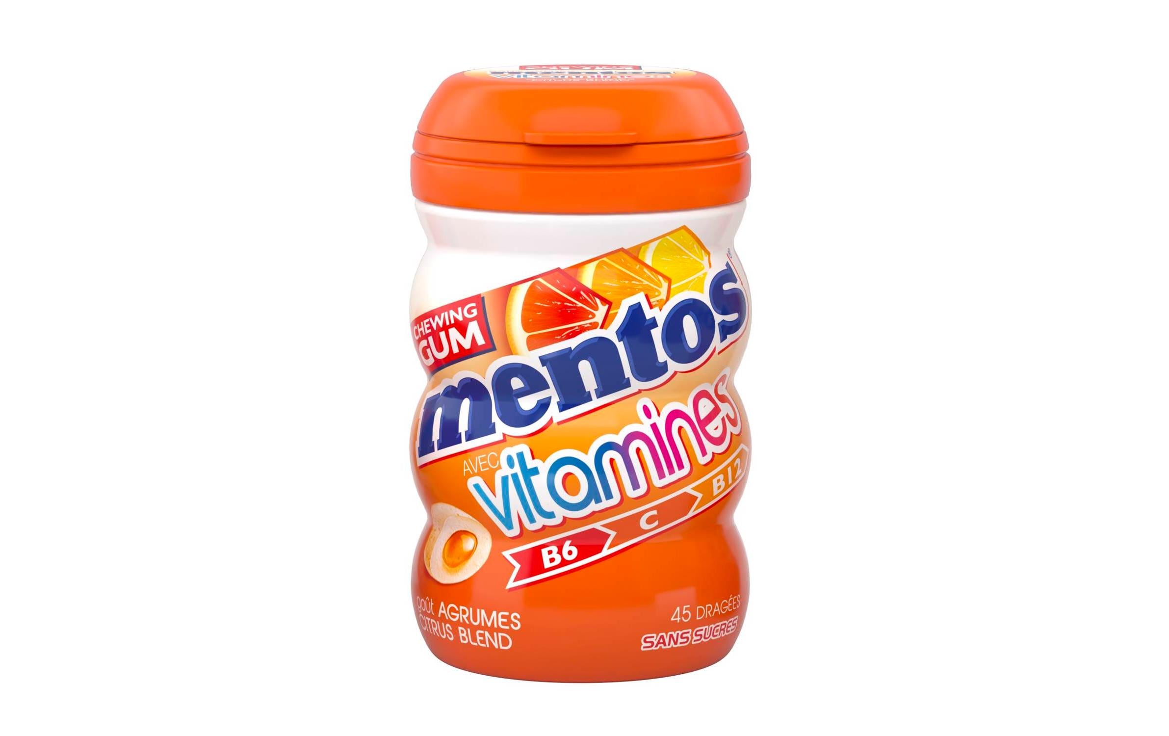 Kaugummi Vitamines 90 gZuckerfreier Kaugummi mit Zitrusgeschmack