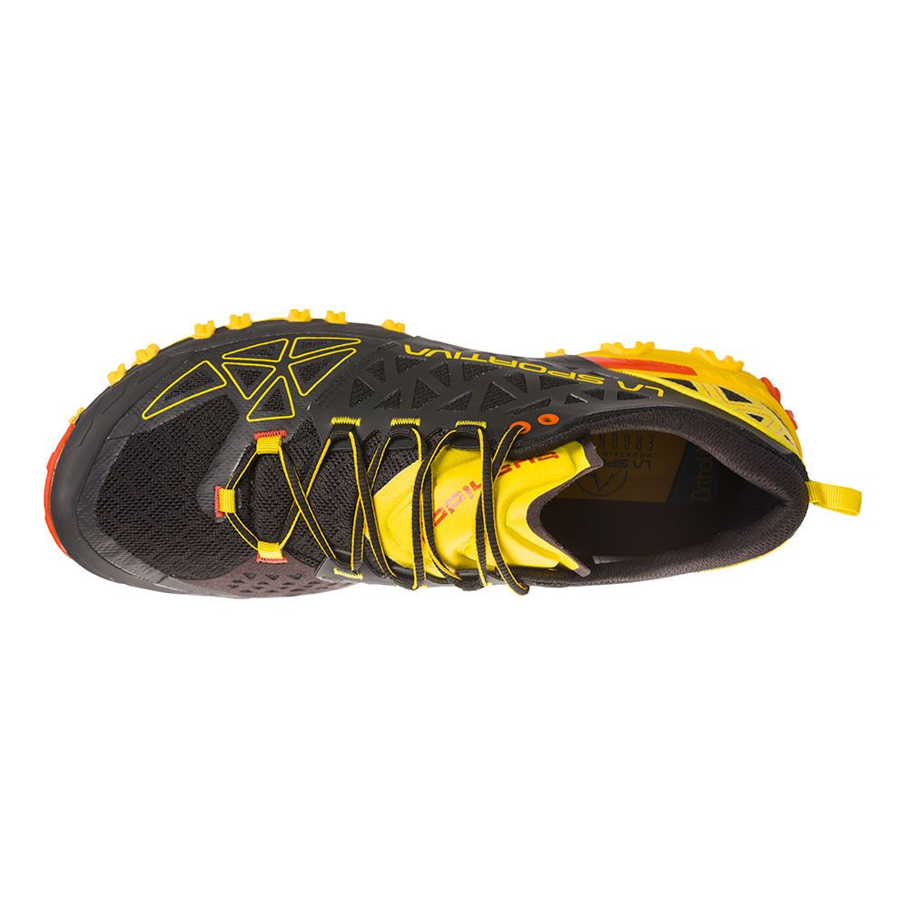 La Sportiva BUSHIDO II - Chaussures de trail Homme black/yellow