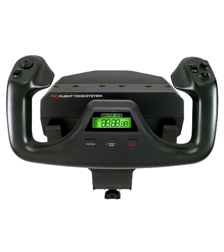 Logitech Simulations-Controller G Saitek Flight Yoke System Steuerhorn und Schubregler für Flugsimulationen