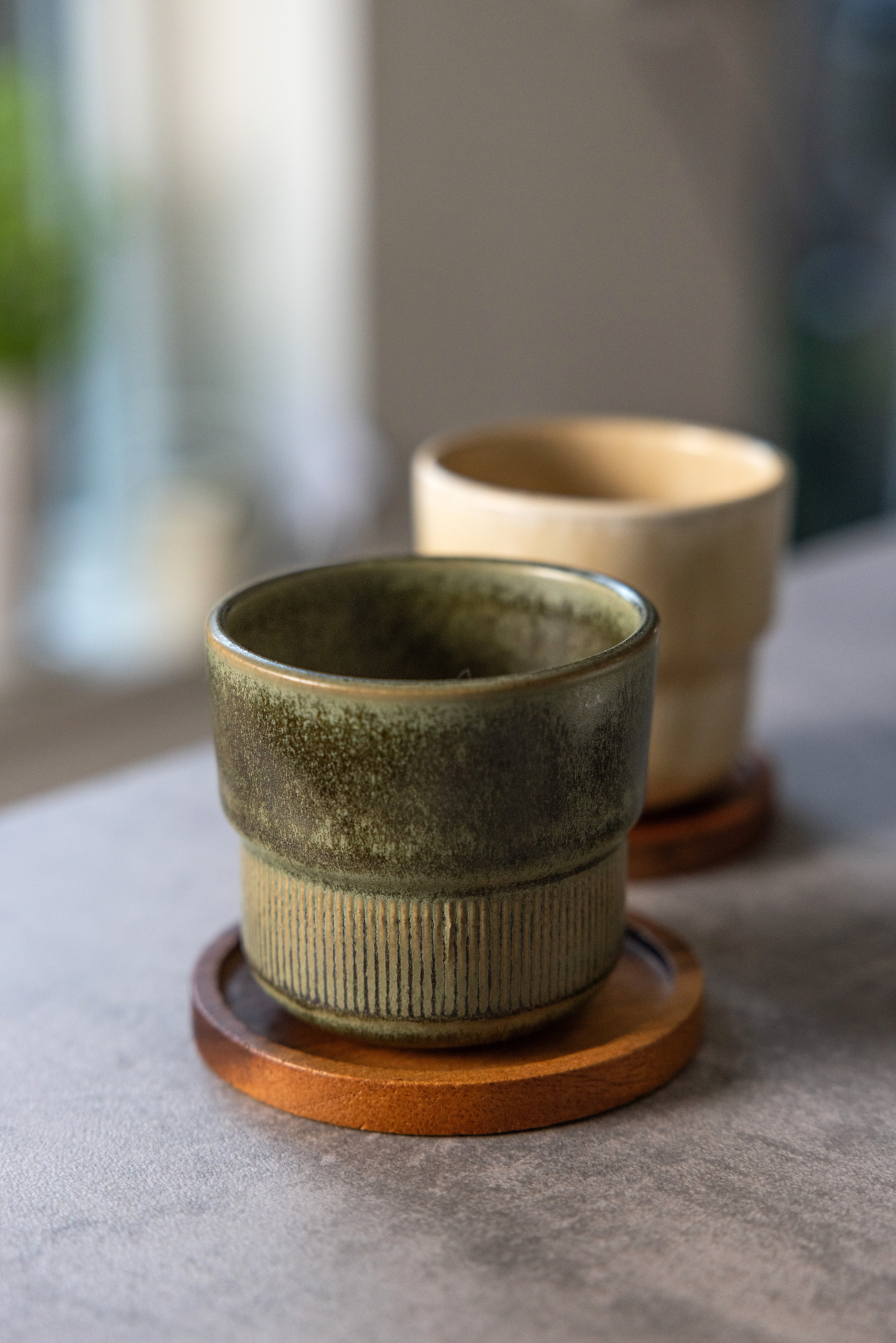 Koffiekopje Deep Moss - set van 2