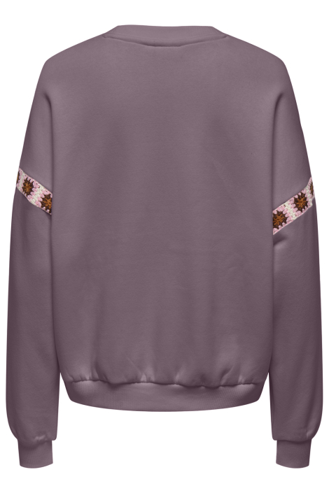Only paarse dames sweater