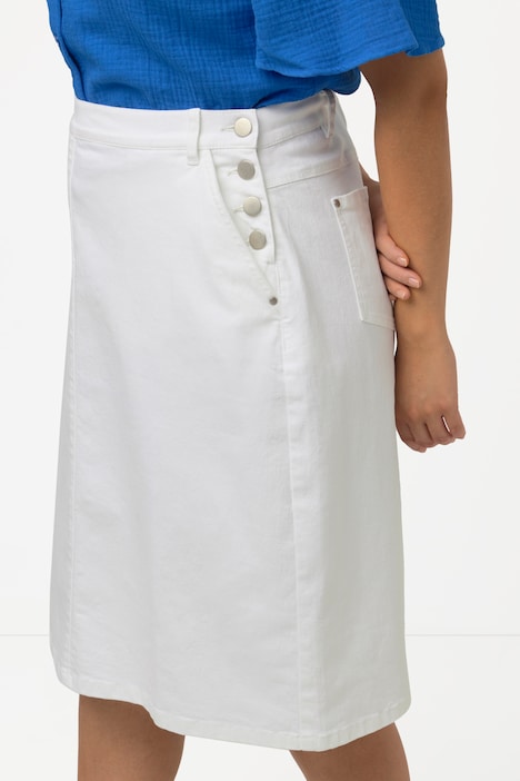 Jeansrock, A-Linie, 4-Pocket-Style