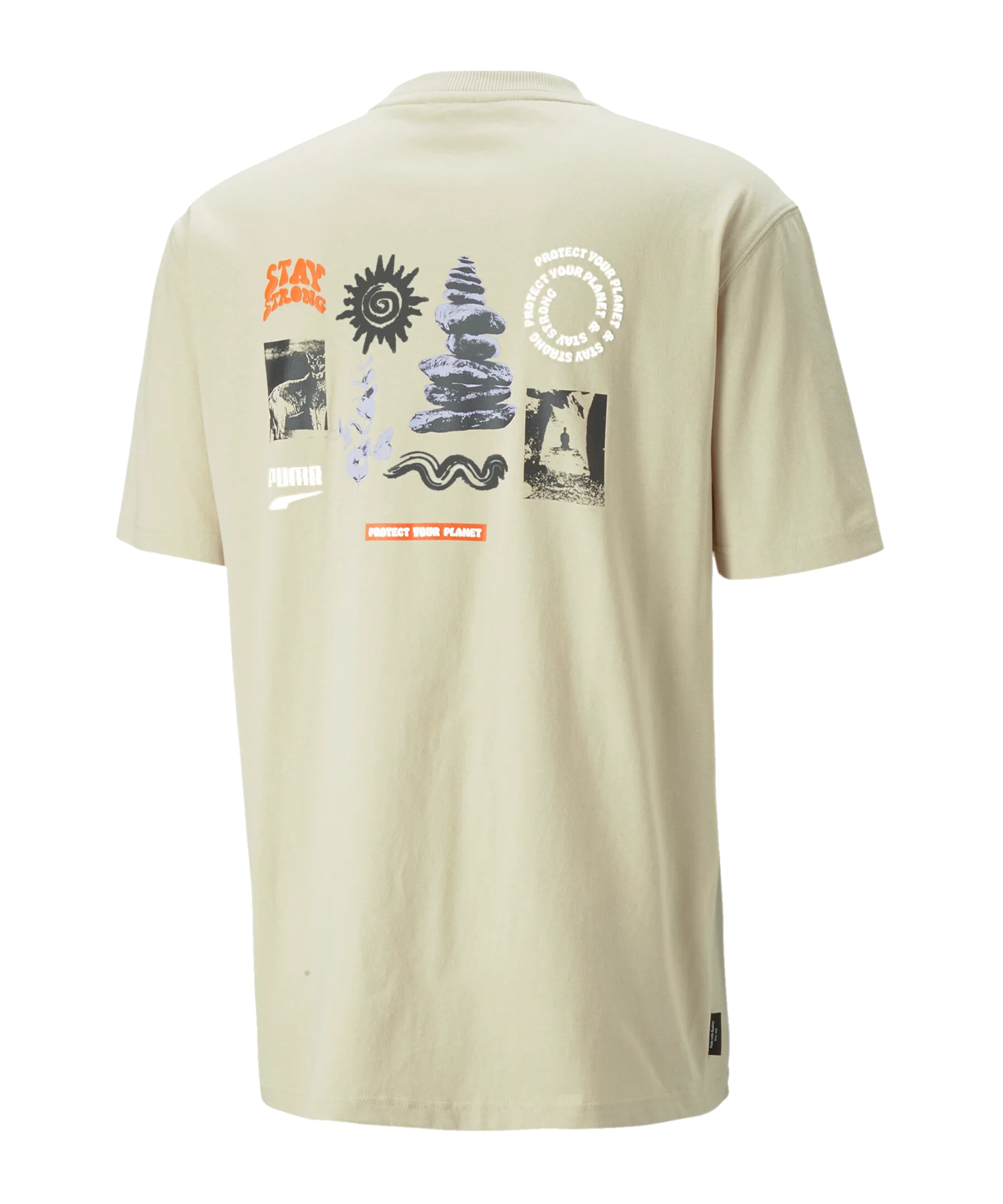 PUMA DOWNTOWN Graphic T-Shirt Braun F88