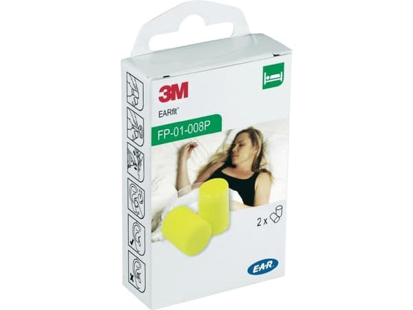 3M FP-01-008P, Gjenbrukbar øreplugg, In-ear, Gult, Trådløs, 28 dB, Skum