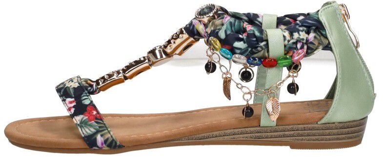 Sub55 Sandalen Plat groen