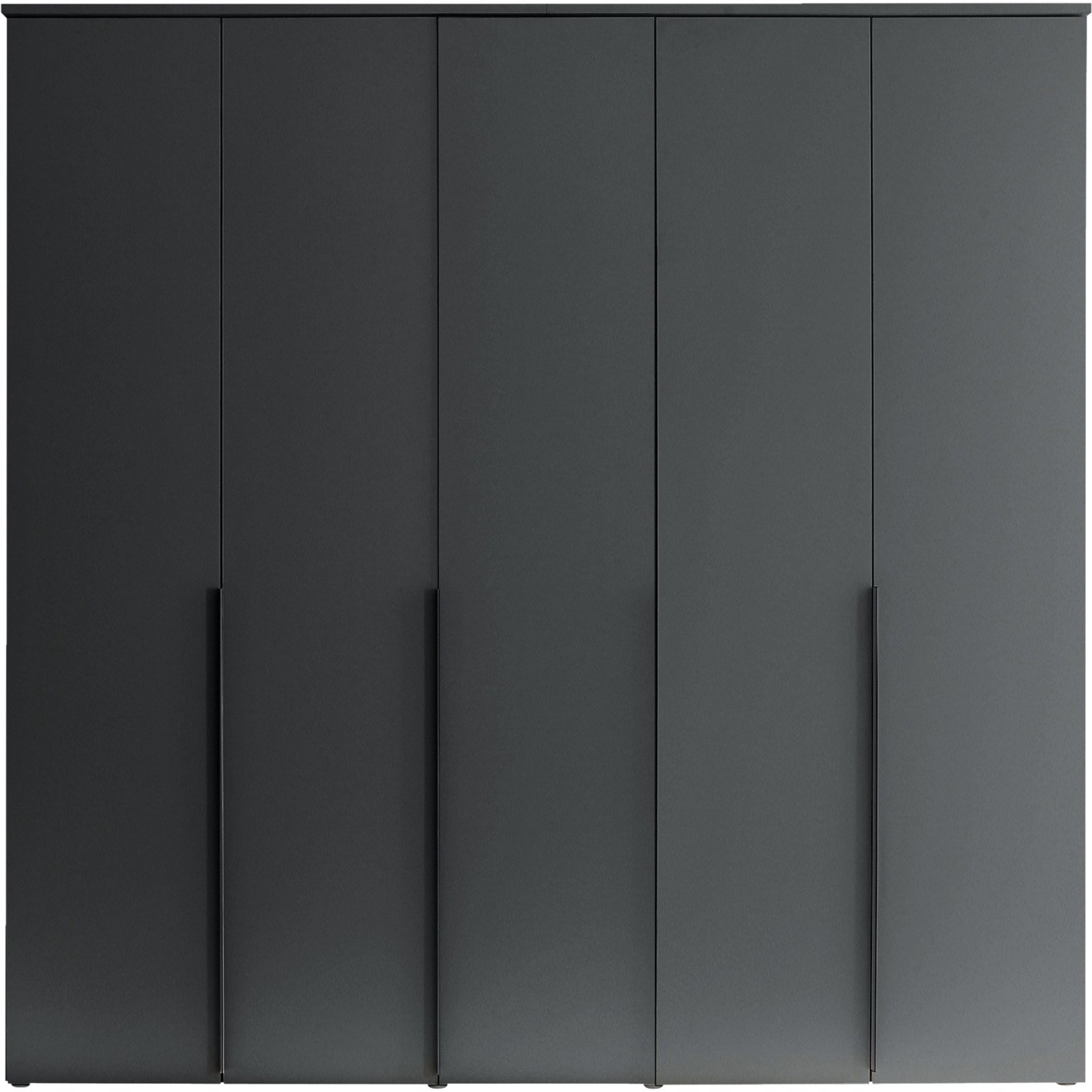 Drehtürenschrank Kevo Dekor 225 x 225 x 52 cm graphit