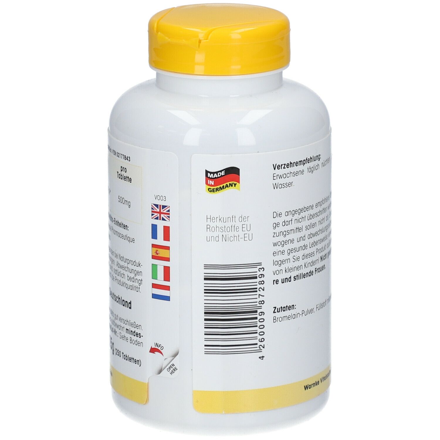 WARNKE Bromelain 500 mg