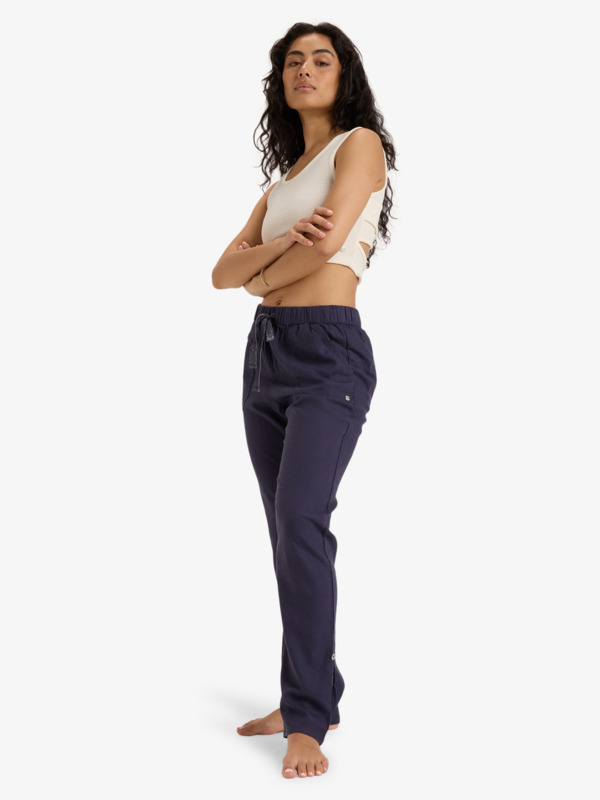 On The Seashore Pantalon cargo Bleu Femme