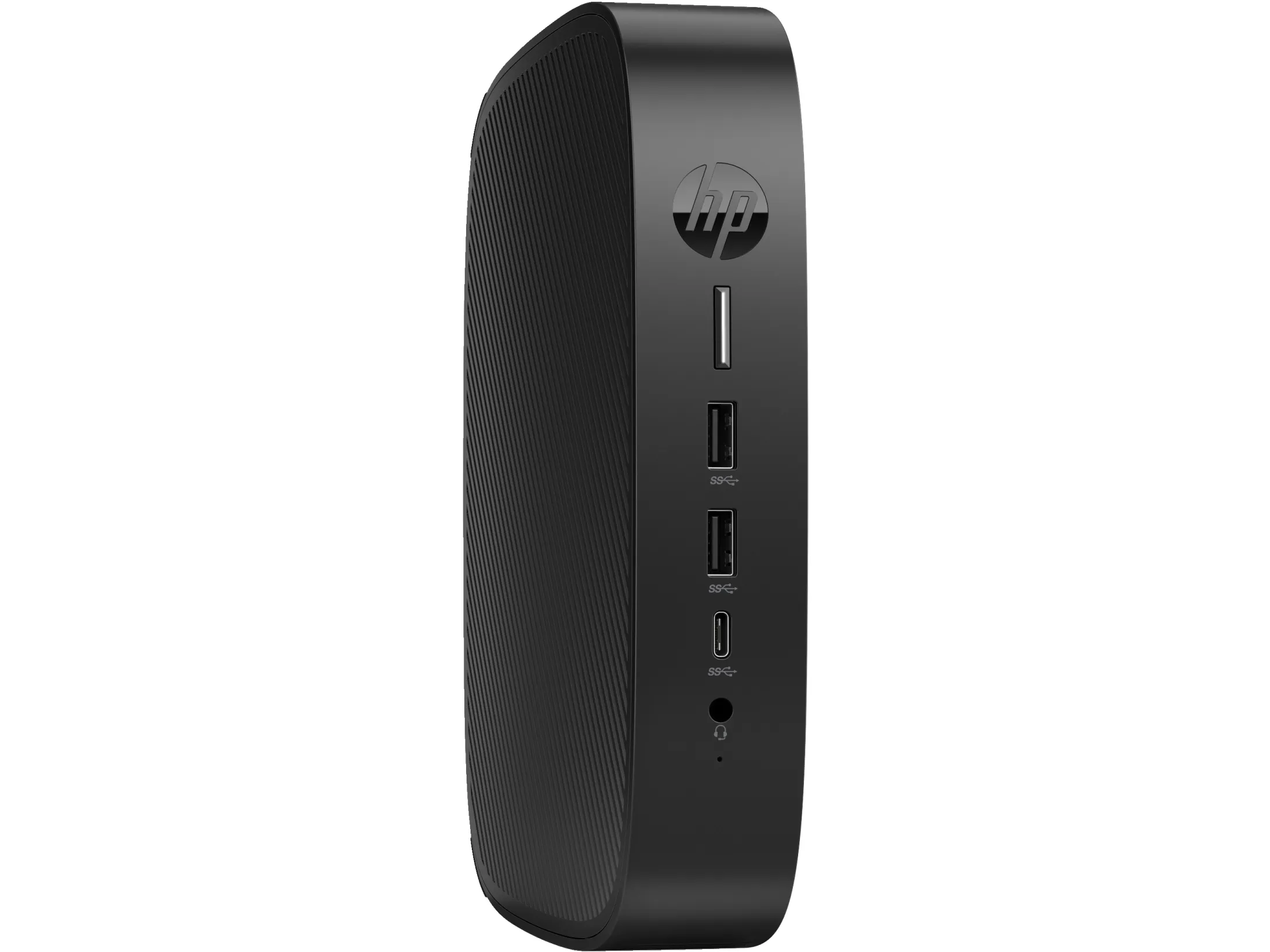 HP Elite t655 - Tynd klient - SFF 1 x Ryzen Embedded R2314 / op til 3.5 GHz - RAM 8 GB - flash 64 GB - eMMC - Radeon Graphics - Gigabit Ethernet, Bluetooth 5.2 - Win 10 IoT Enterprise - skærm: ingen - tastatur: dansk