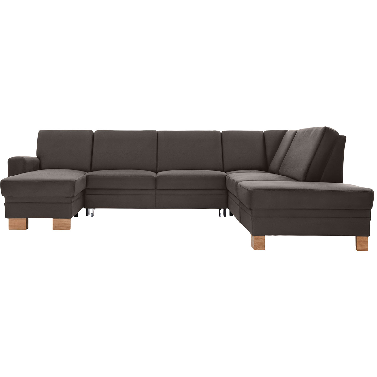 polsterpower Wohnlandschaft - Saddle anthrazit - Basismodell - links