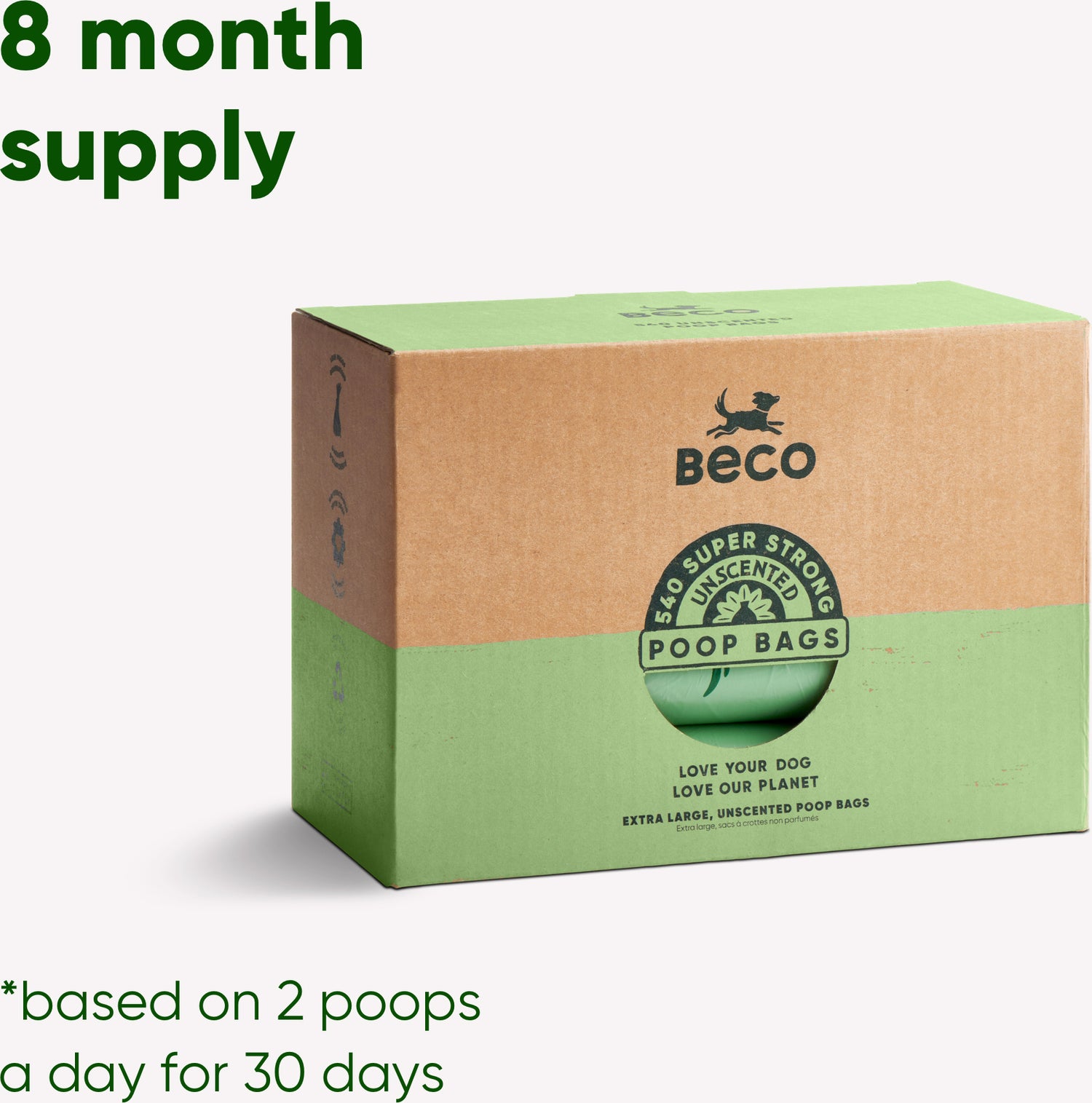 Beco poepzakjes groen 15 stuks
