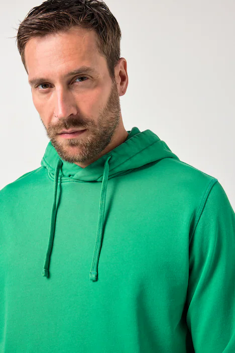 JP1880 Hoodie, Kapuzensweater, Vintage Look, bis 8 XL, grün | Ulla Popken