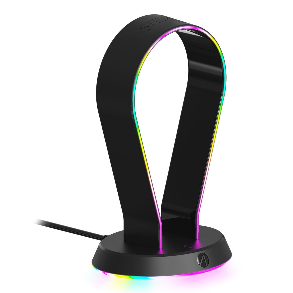 Stealth Gaming-Headset Zubehör »LED Headset Ständer mit USB Ports« 12 RGB Beleuchtungseffekte