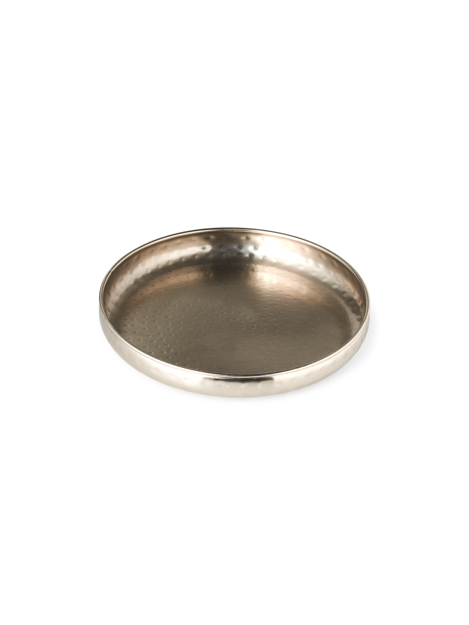 Dekorativ bakke | Jern. Ø30 x 3,5 cm. | Silver