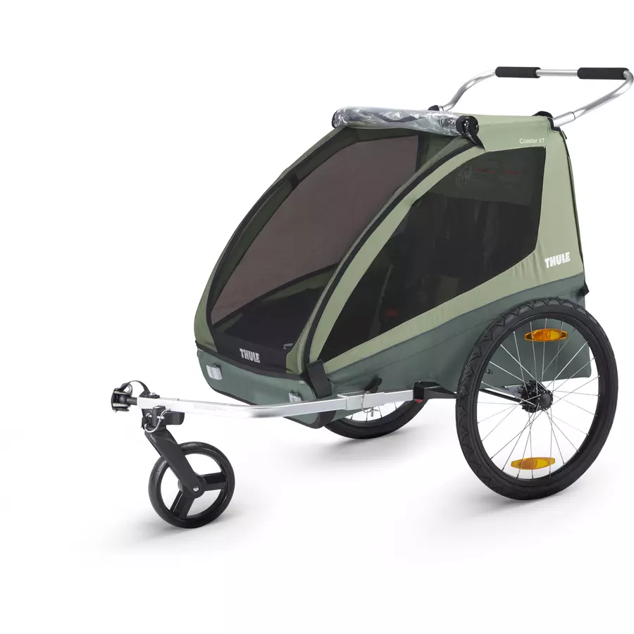 THULE Kinderfahrradanhänger Coaster XT Basil Green