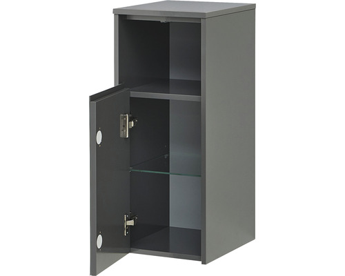 Pelipal xpressline 3261 grijs highboard met glazen front BxHxD 30 x 72 x 33 cm