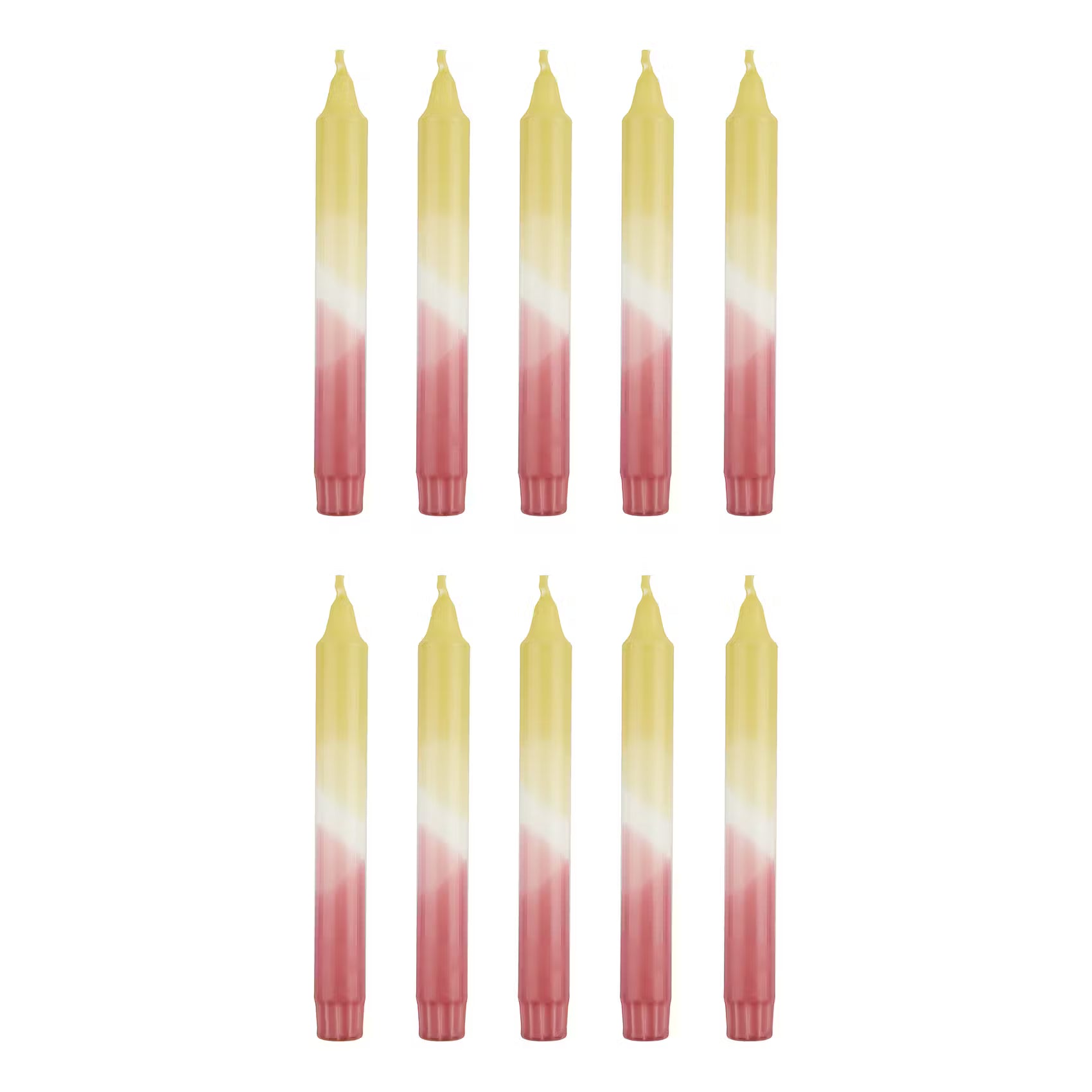 DIP-DYE Stabkerze 10er-Set
