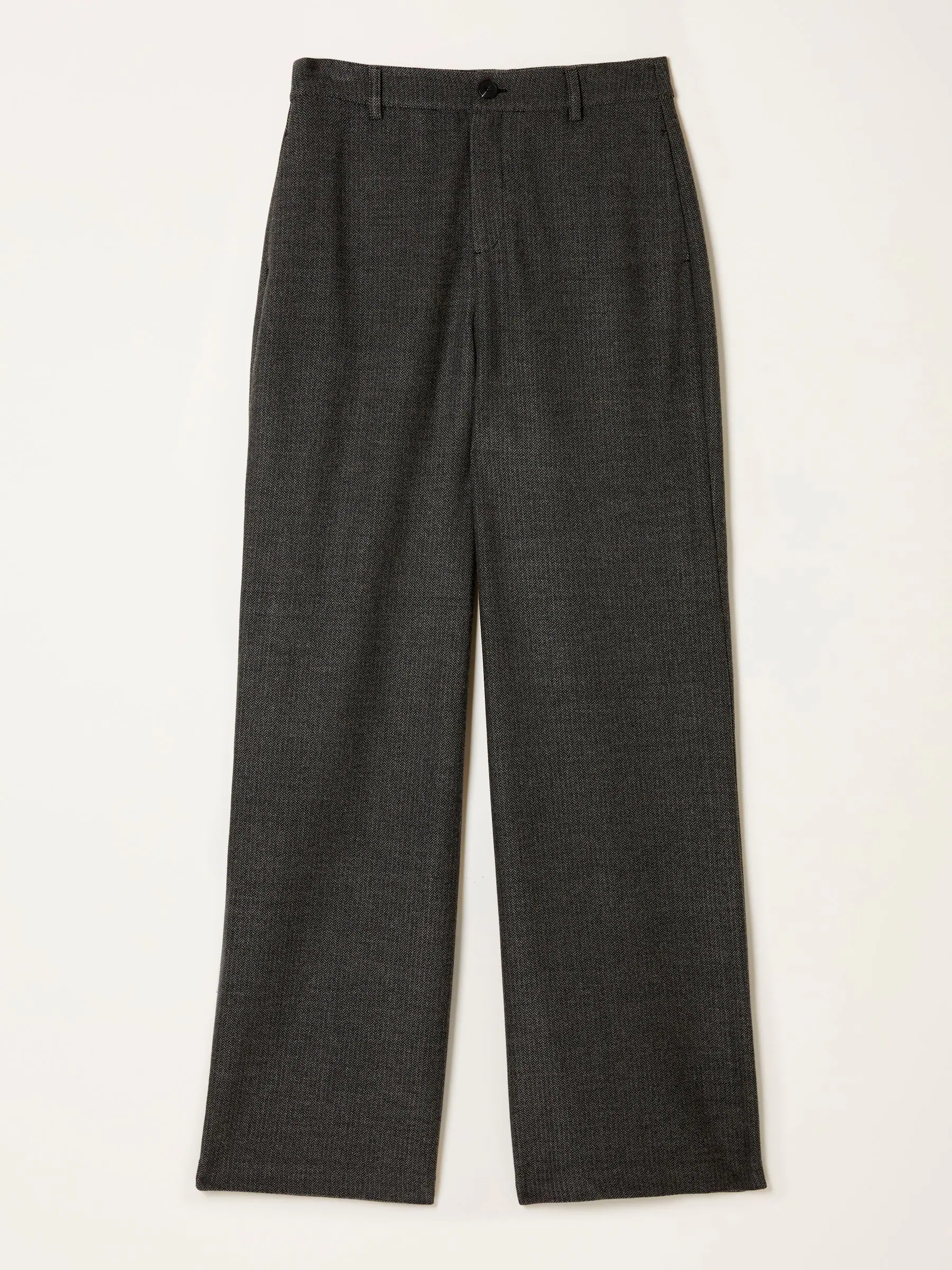 Antraciet - FatFace broek met wijde pijpen