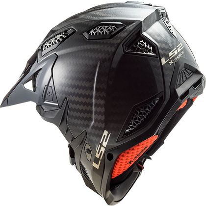 Casque cross LS2 MX703 C - X-FORCE - GLOSS CARBON 2024 - Noir