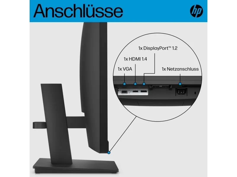 [OUTLET] - HP P27h G5 - P-Series - LED-skærm - 27